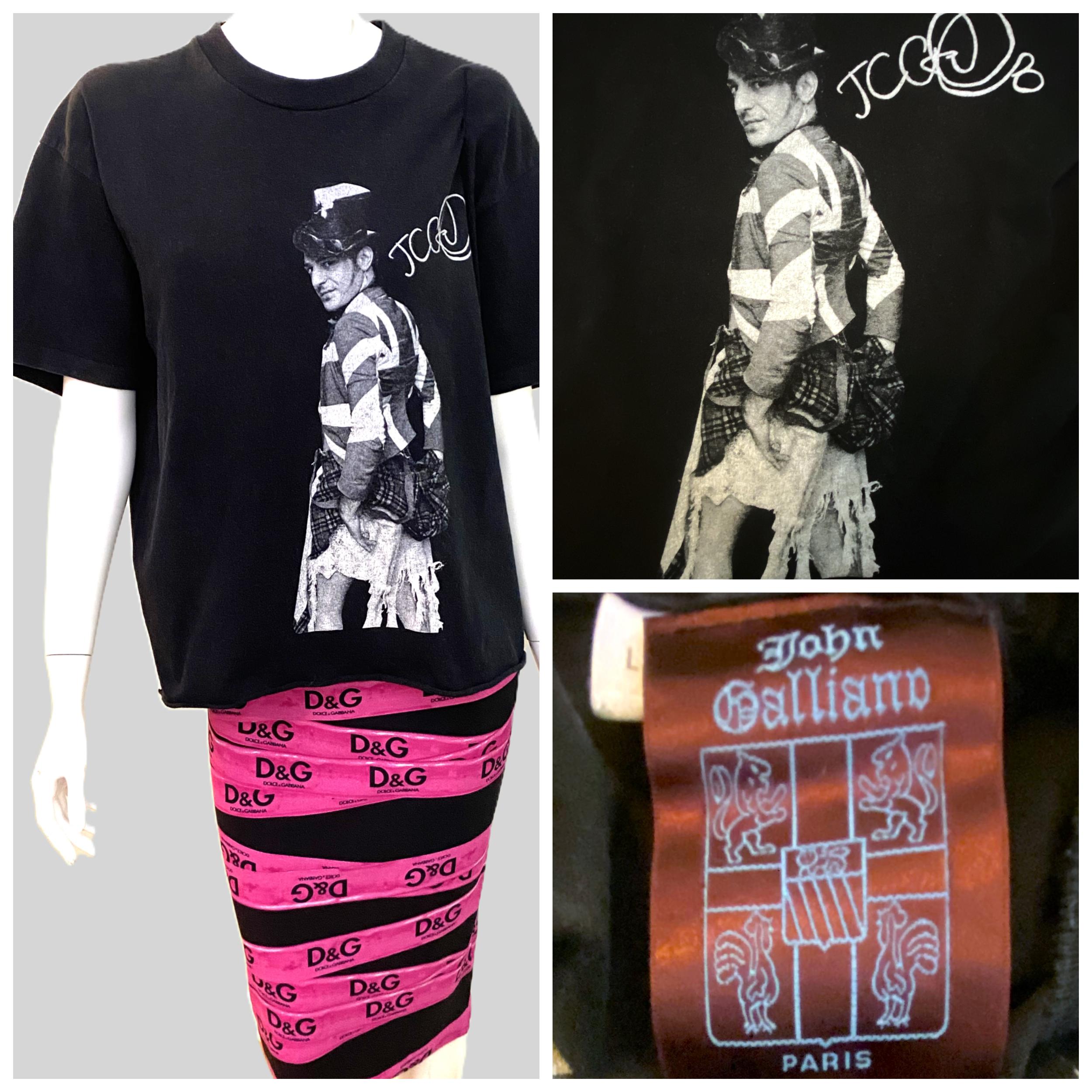 John Galliano Newspaper Shirt - Etsy