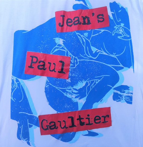 1990s Jean Paul Gaultier“erotic couture” Jean Paul Gaultier Erotic Couture Text Logo Cotton Japanese Japan