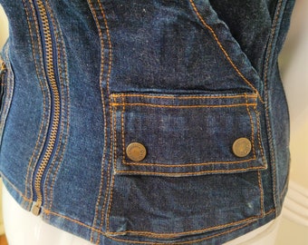 D&G ドルチェ＆ガッバーナ デニム ビスチェ ヴィンテージ 90年代