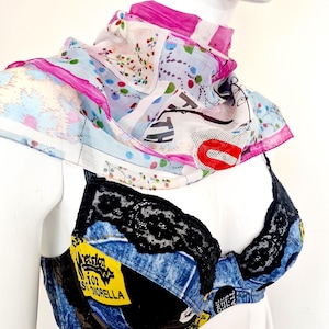 Christian Dior Paisley Red J&#39;adore Rose  Logo Paris Vintage Corset Bustier T-shirt Tank Tee Top 90B Bra