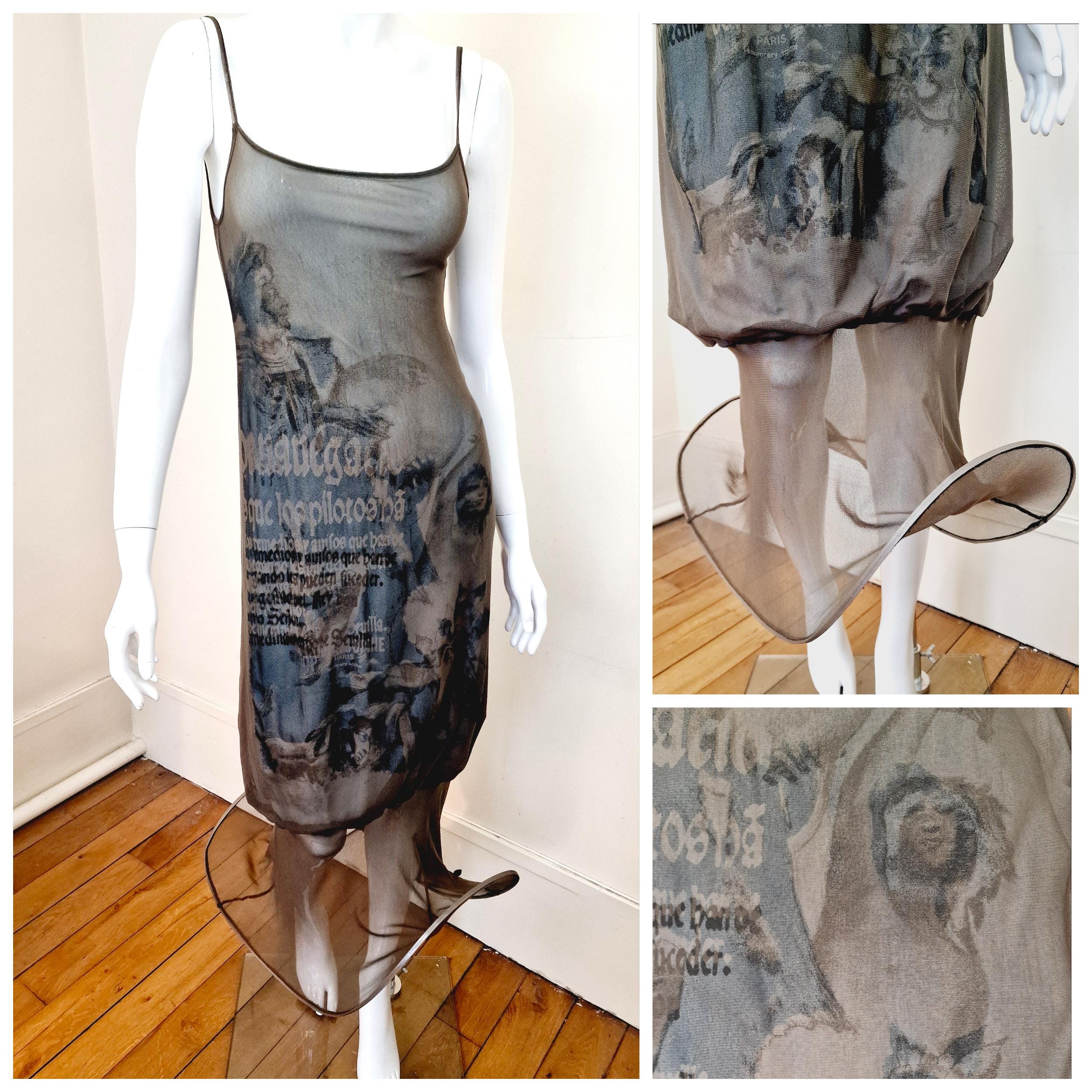 COP COPINE Framed Hoop Mesh Vintage 90s Y2k Victorian