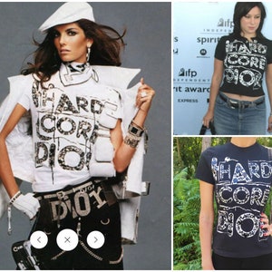 J'ADORE DIOR 半袖ロゴTee ガリアーノ期　秋セール Christian Dior J'Adore Dior Logo T Shirt Black Size 44 USA 14:JP