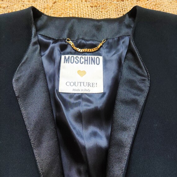 Moschino Couture Crystal Button Cheap and Chic El… - image 3