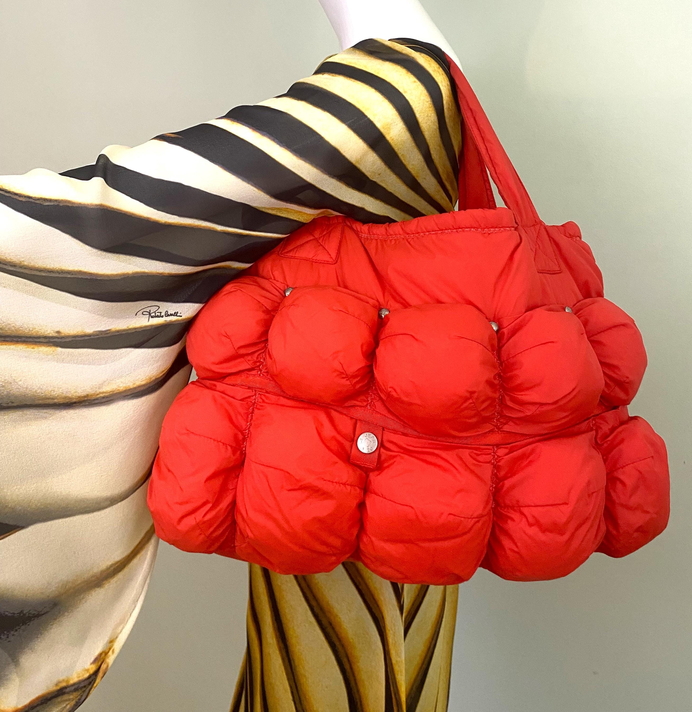 Marithé François Girbaud MFG Pokachu Multi Pocket Red Metal Padded