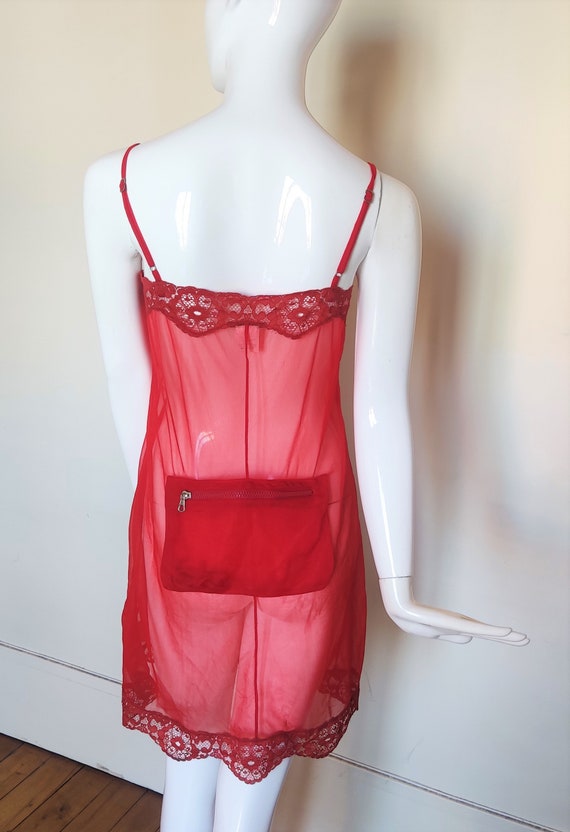 Jean Paul Gaultier Mesh Net Transformable Bag Vin… - image 2