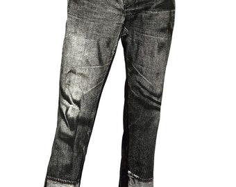 Jean Paul Gaultier X Levi's Iconic Raw Blue Denim Jumpsuit Size L