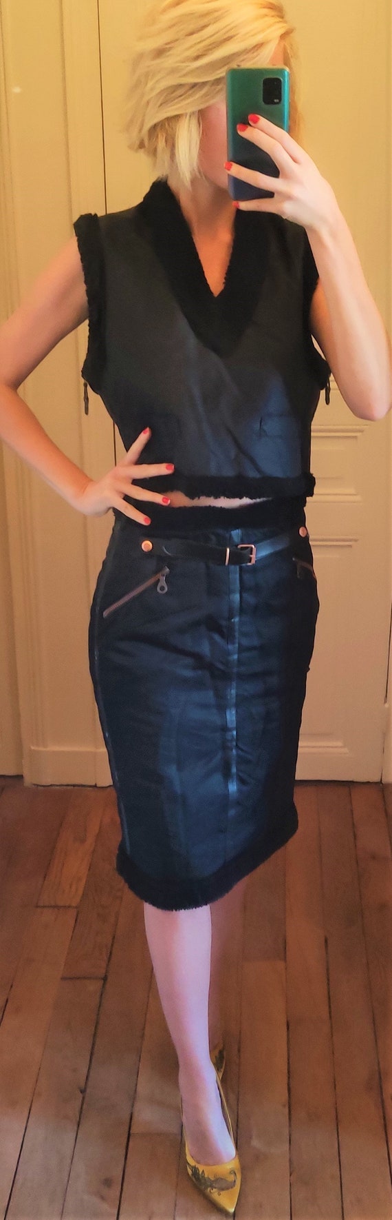 Jean Paul Gaultier マフラー 黒 赤 il_340x270.3754623067_hj34.jpg