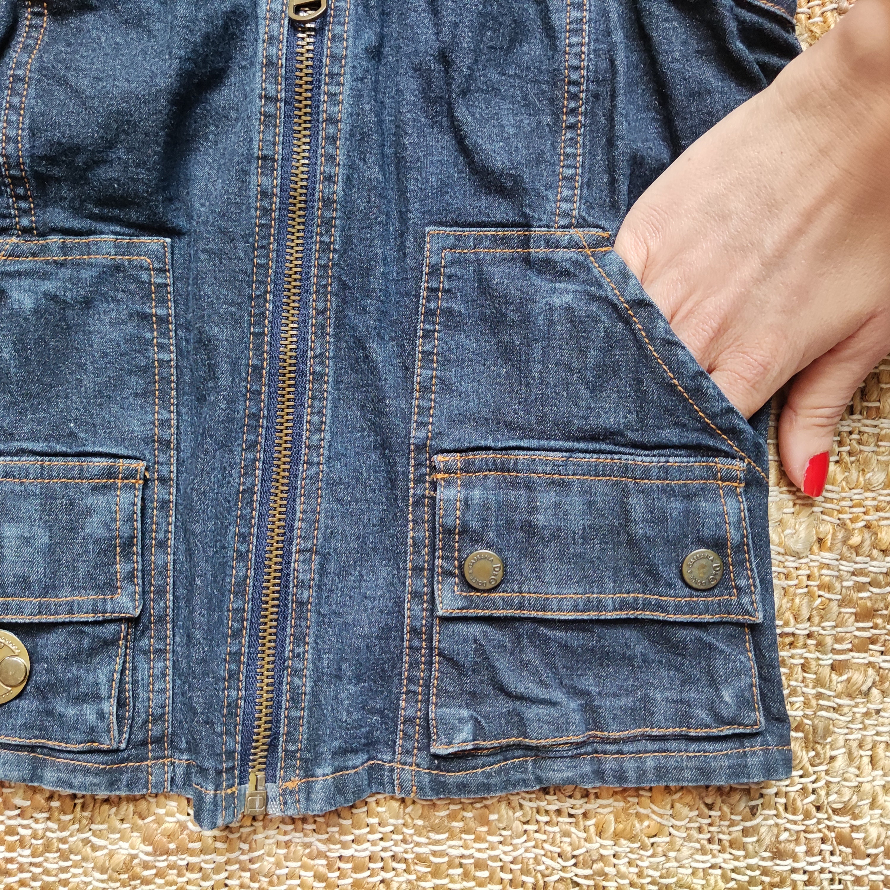 D&G ドルチェ＆ガッバーナ デニム ビスチェ ヴィンテージ 90年代