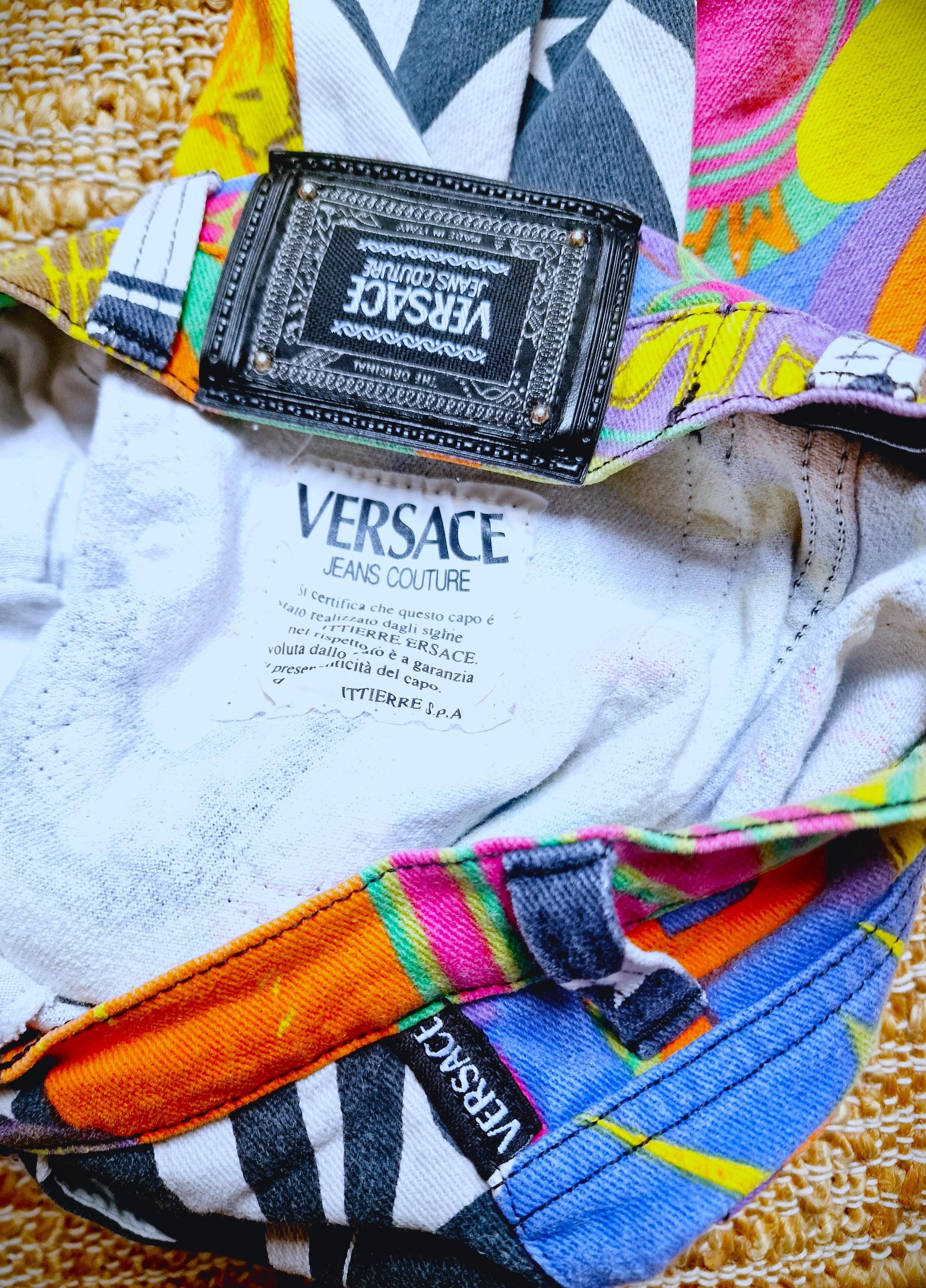 絵画 VERSACE JEANS COUTURE VINTAGE Gianni Versace Jeans Couture 90s Manhattan New York City