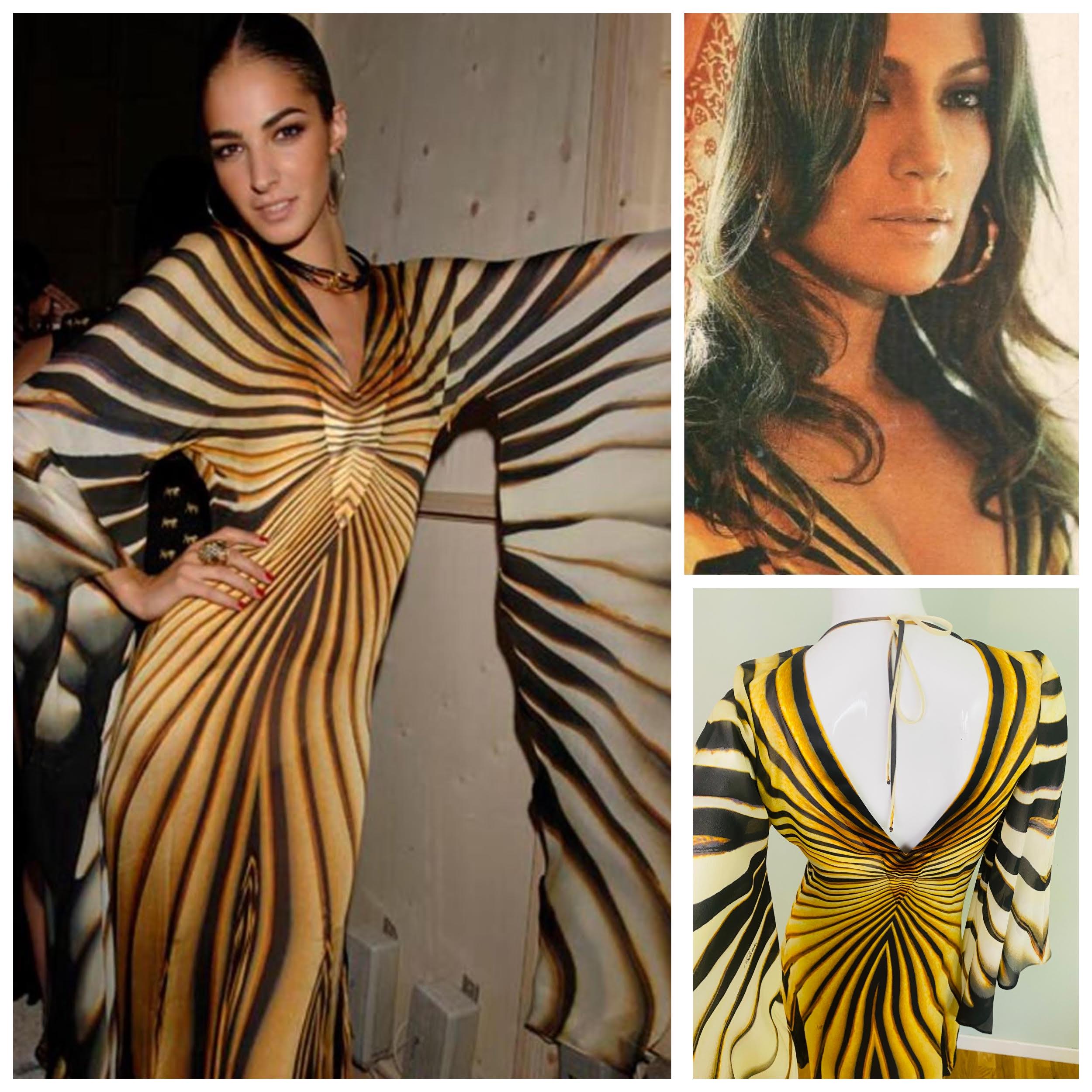 Robe Fourreau Just Cavalli 100% Soie - Taille S (IT 40), Multicolore, Neuve Avec étiquettes