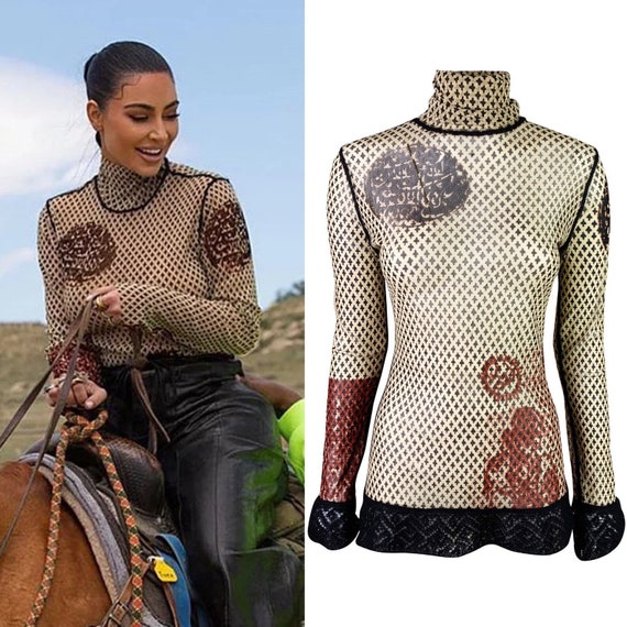 Jean Paul GAULTIER Japanese Kim Kardashian Letter Text Jean Paul GAULTIER Japanese Kim Kardashian Letter Text