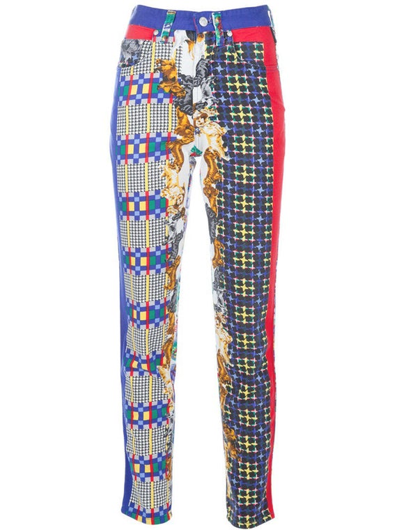 GIANNI *VERSACE* Jeans Couture Vintage 90s Multicolored