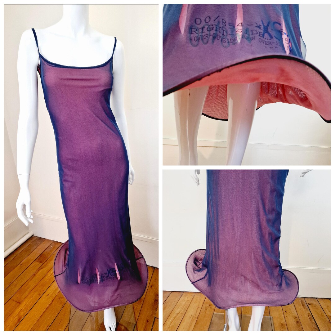Robe Chemise COP COPiNE Vintage Rare - Taille 38/40 - Noir - Occasion Très Bon état