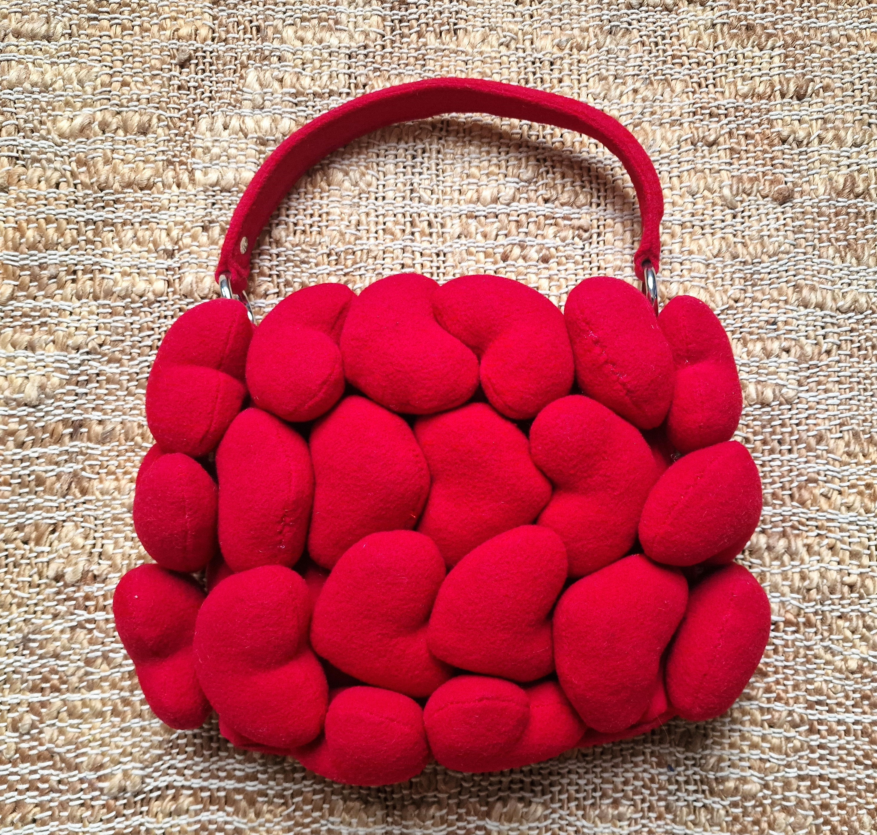◇SOMEWHERE BUTTER.◇ fle chain toast bag vintage red SOMEWHERE BUTTER. fle chain toast bag