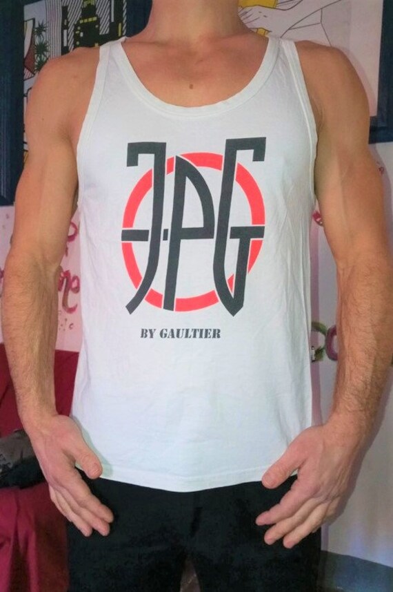 Jean Paul Gaultier Logo Text White Punk Men Man Cotton Shirt | Etsy  Australia