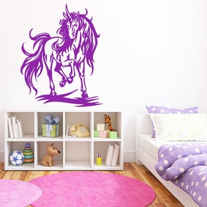 Unicorn Wall Decal Beautiful Horse Pegasus Wall Sticker Nursery Wall Decor  461b