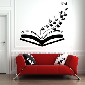 Books Wall Decal | Reading Wall Decal | Library Wall Decal | Book Quote Wall Decal bq16