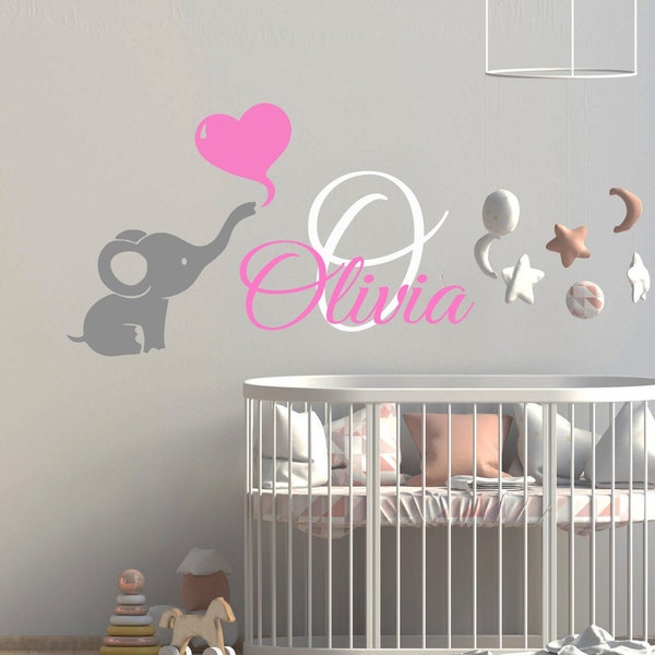 Elephant Wall Decal Etsy