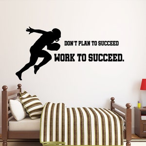 American Football Wall Decal | Football Player Wall Decal | Sports Wall Decor AM22