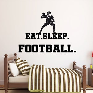 American Football Wall Decal | Football Player Wall Decal | Sports Wall Decor AM34