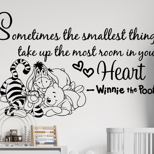 Winnie the Pooh Personalized Name Wall Decal Vinyl Sticker Etsy