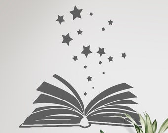 Books Wall Decal | Reading Wall Decal | Library Wall Decal | Book Quote Wall Decal bq30