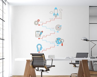 1953ig Details about   Vinyl Wall Decal Bulb Idea Brain Motivation Decor For Office Stickers