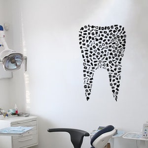 Dental Clinic Wall Decal | Dental Wall Sticker | Dental Clinic Wall Décor | Tooth wall decal 1282