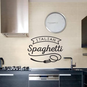 Spaghetti,Italy,Venice Wall Decal, Carnival decor, Mask, Gondola  Italian food,Decal Window Sticker Room Vinyl sticker Handmade2381
