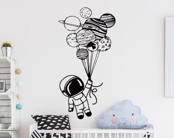 Astronaut Decal Etsy
