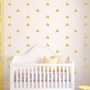 Triangles  Wall Decal | Triangles Wall Decor for Nursery | Triangles Stickers for Wall | Set of 81 | TRG1
