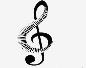 Wall Vinyl Music Notes Song Singing Guaranteed Quality Decal Mural Art ...