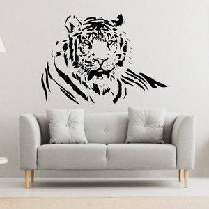 Tiger Wall Decal | Tiger Wall Sticker | Tiger Wall Decor JG1