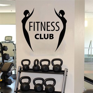 Fitness Wall Decal | Workout Wall Decal | Gym Wall Decor | Motivational Quote Wall Decal t748
