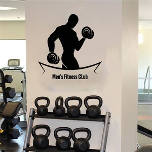 Fitness Wall Decal | Workout Wall Decal | Gym Wall Decor | Motivational Quote Wall Decal t744