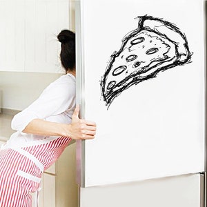 Sticker mural pizza / Décoration murale pizzeria / Sticker fenêtre pizza t575