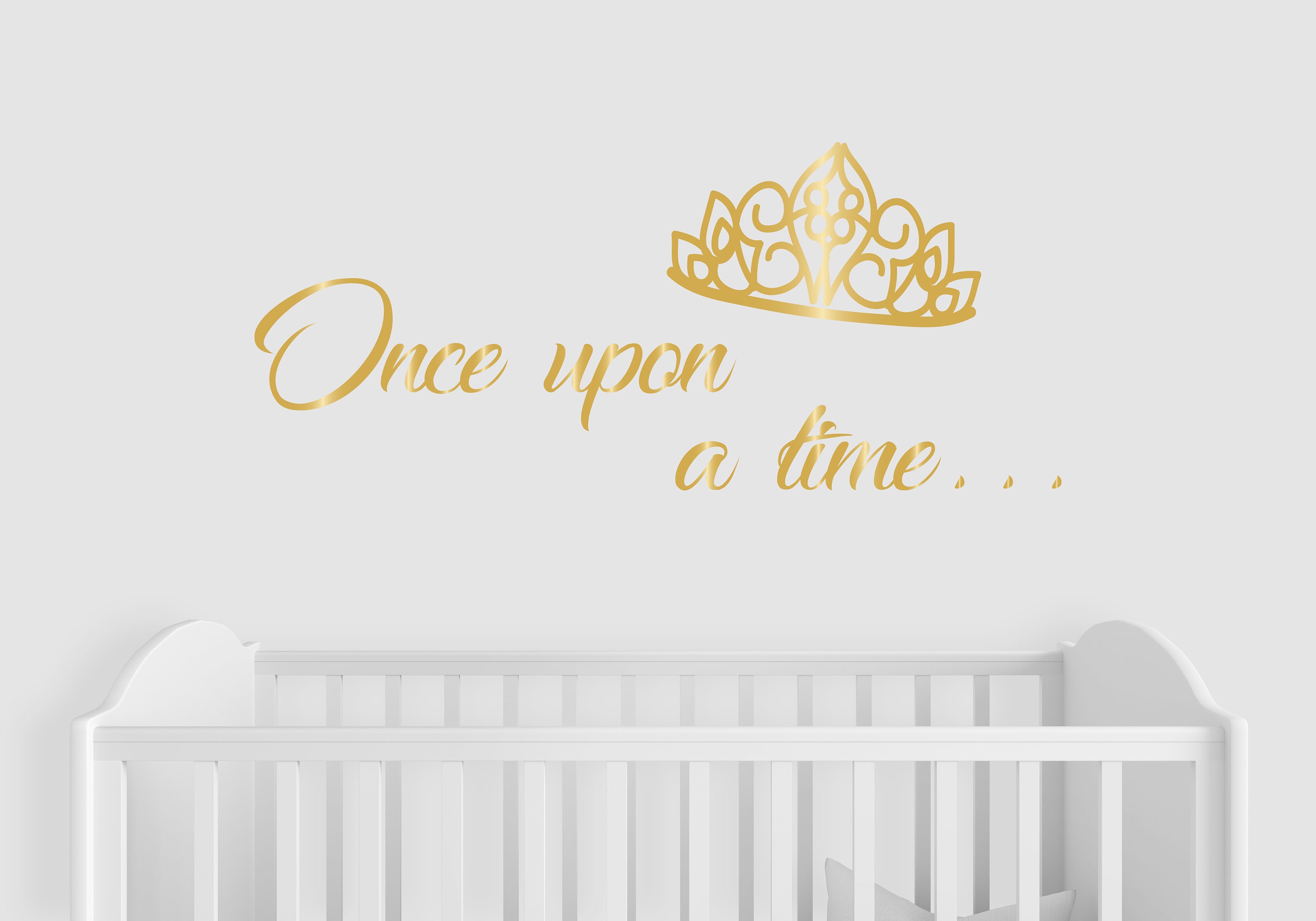 Princess Crown Wall Decal: Custom Name Girls Room Decor CR5 - Etsy