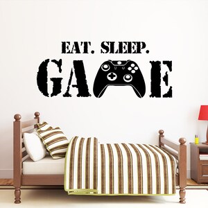 Gamer Wandtattoo Videospiele Wandsticker Controller Wandtattoo Gaming Zimmer Wandkunst vg058