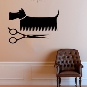 Pet Grooming,Pet care,Pet, Grooming salon ,Wall Decal.Window Sticker,HairHandmade2576