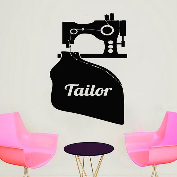 Atelier wall decal Tailor Shop Sewing Studio decor Stickers