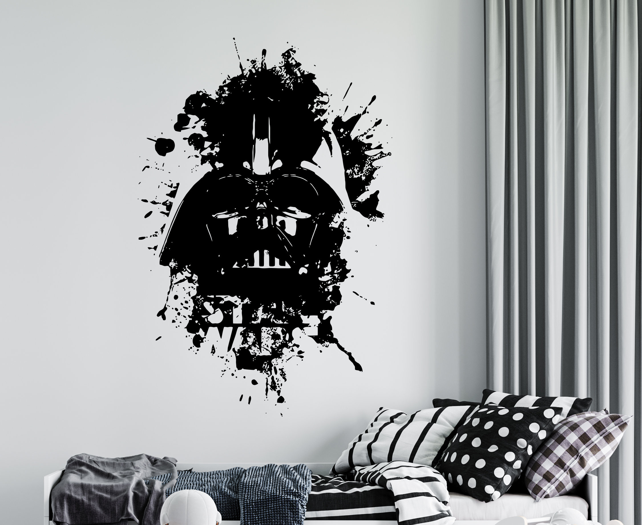 Sticker mural Star Wars Dark Vador - TenStickers