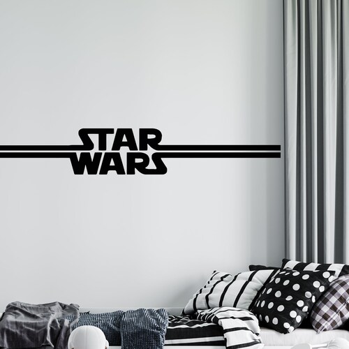 Star Wars Wall Decal Star Wars Wall Sticker Death Star Etsy