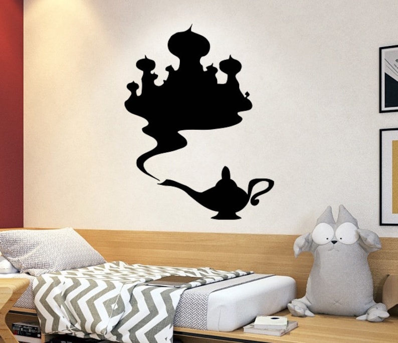 Princess Jasmine Aladdin Wall Decal Aladdin Wall Decor Etsy
