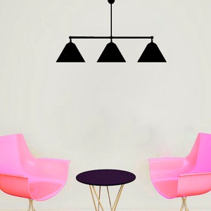 Chandelier Wall Decal | Chandelier Wall Decor | Chandelier Wall Sticker 1812
