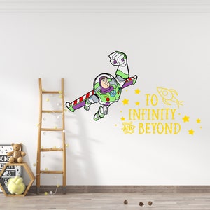 Toy Story Wall Decal To infinity and beyond Wall Sticker cus204