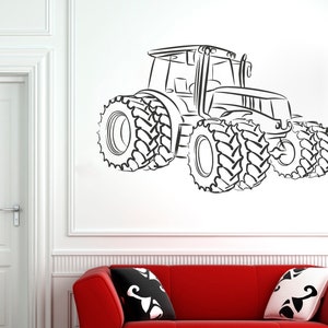 Farming Truck Wall Decal Farming Truck Wall Sticker For Kids 5225