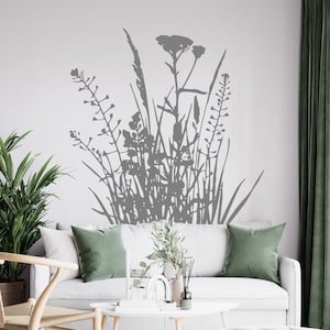 Flowers Wall Decal | Flower Wall Sticker | Flower Decals Wall Decor PL22