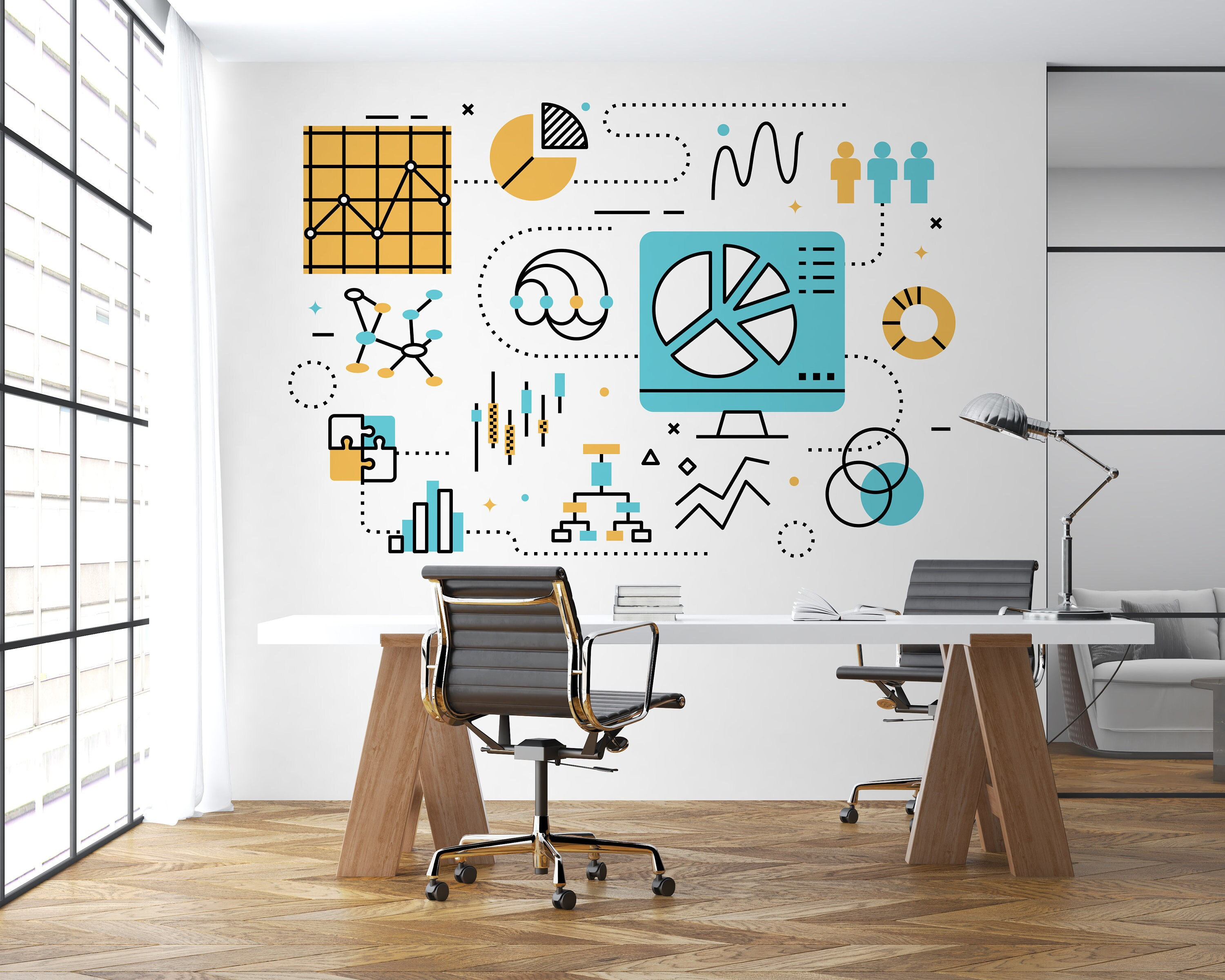 Think Big Office Wall Decal Teamwork Quote Wall Sticker Office Etsy