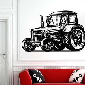 Farming Truck Wall Decal Farming Truck Wall Sticker For Kids 5226