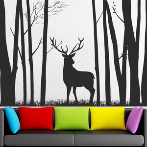 Tree Wall Decal  Tree Branch Wall Sticker  Tree Wall Decor t421